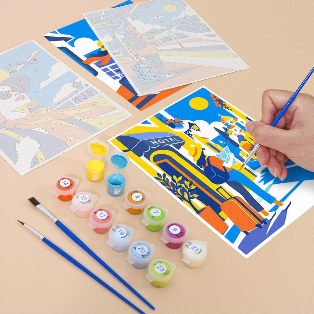 Wanderlust Journeys mini painting set