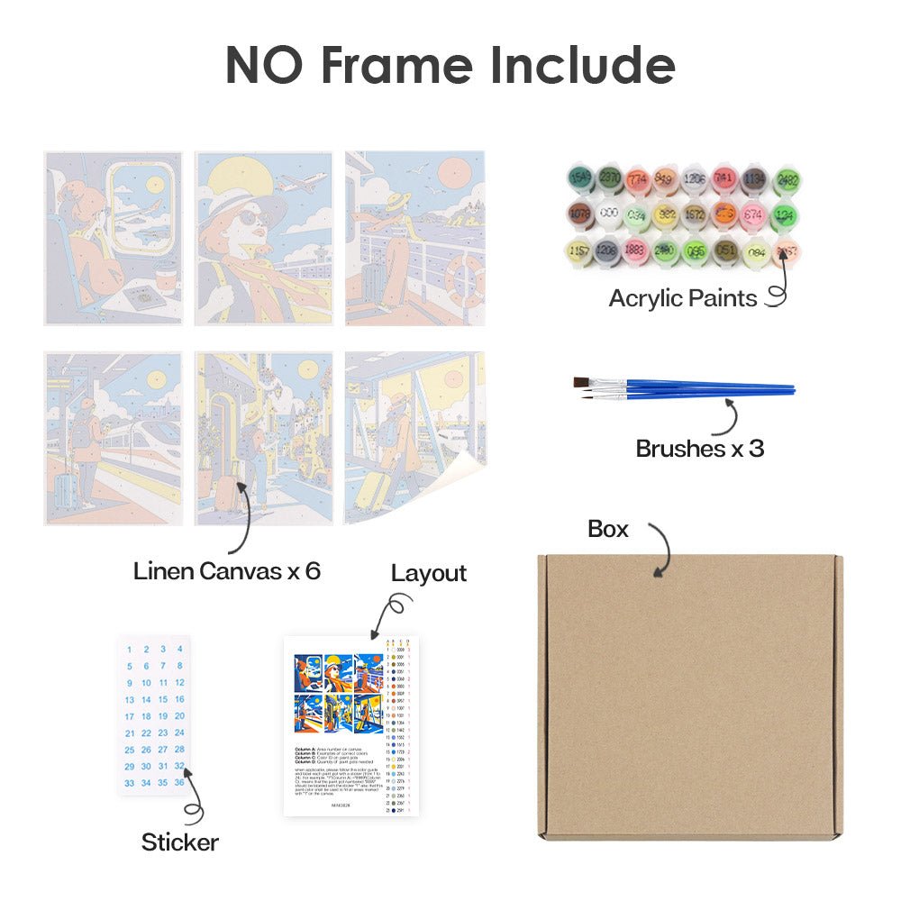 What's included with the no-frame version