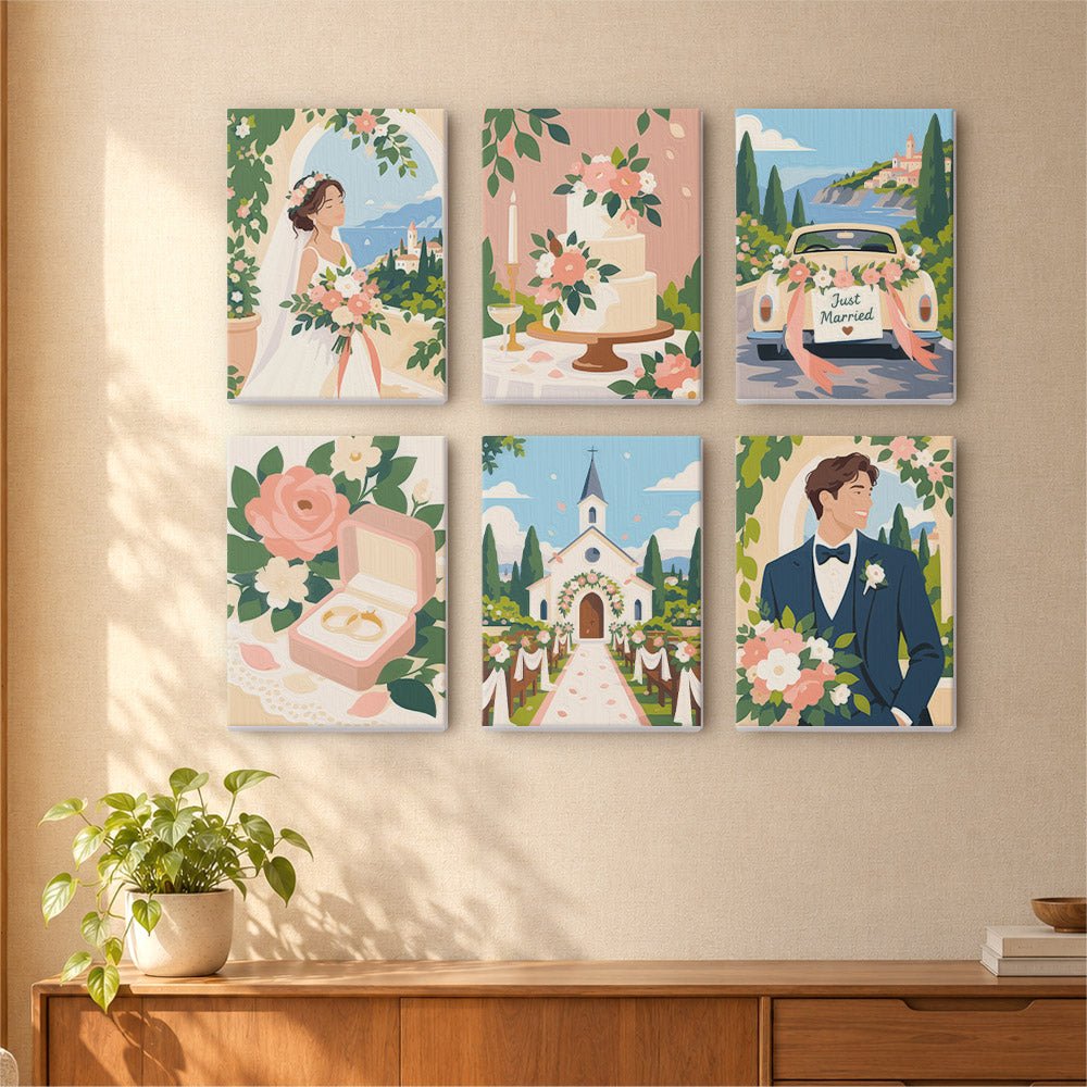 Wedding Day mini painting set