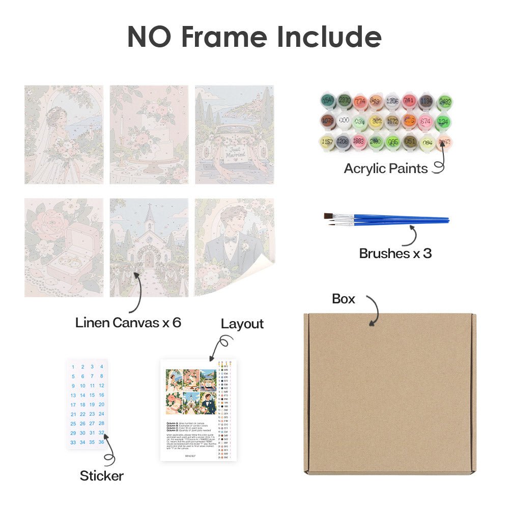 What's included with the no-frame version