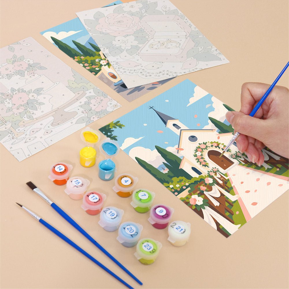 Wedding Day mini painting set