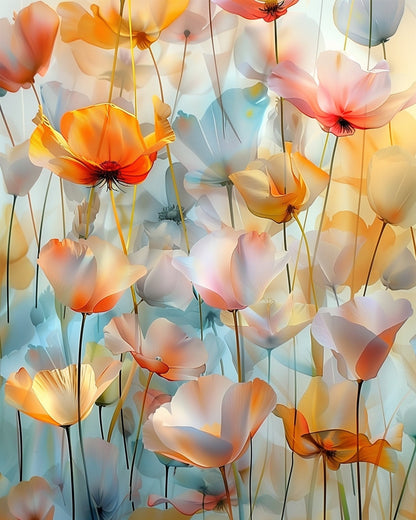Whimsical Wildflowers - Bohemian Vibes - Judy Paint
