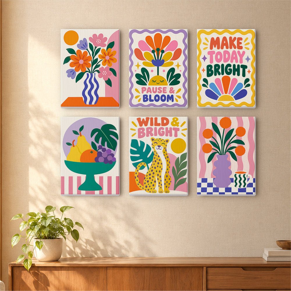 Wild and Bright mini painting set
