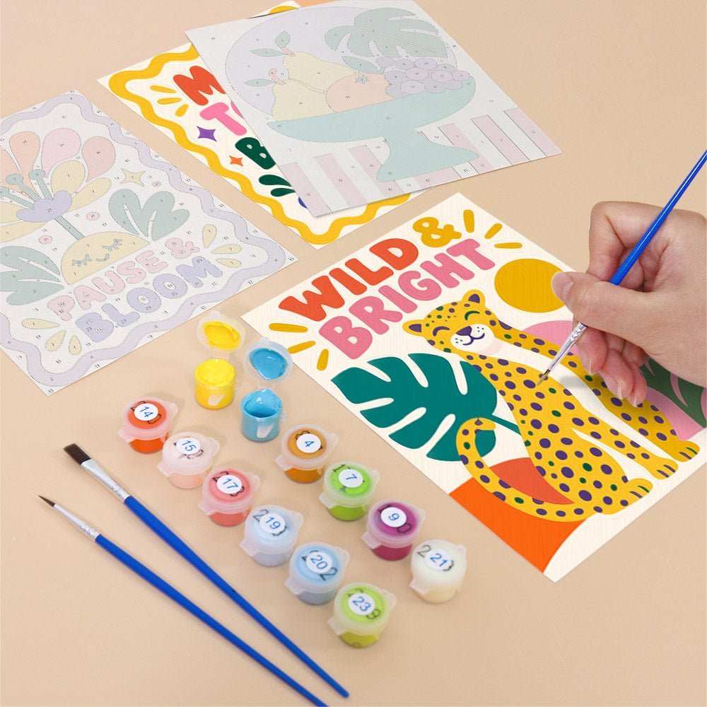 Wild and Bright mini painting set
