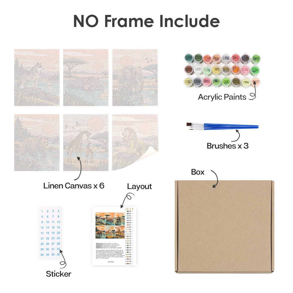 What's included with the no-frame version