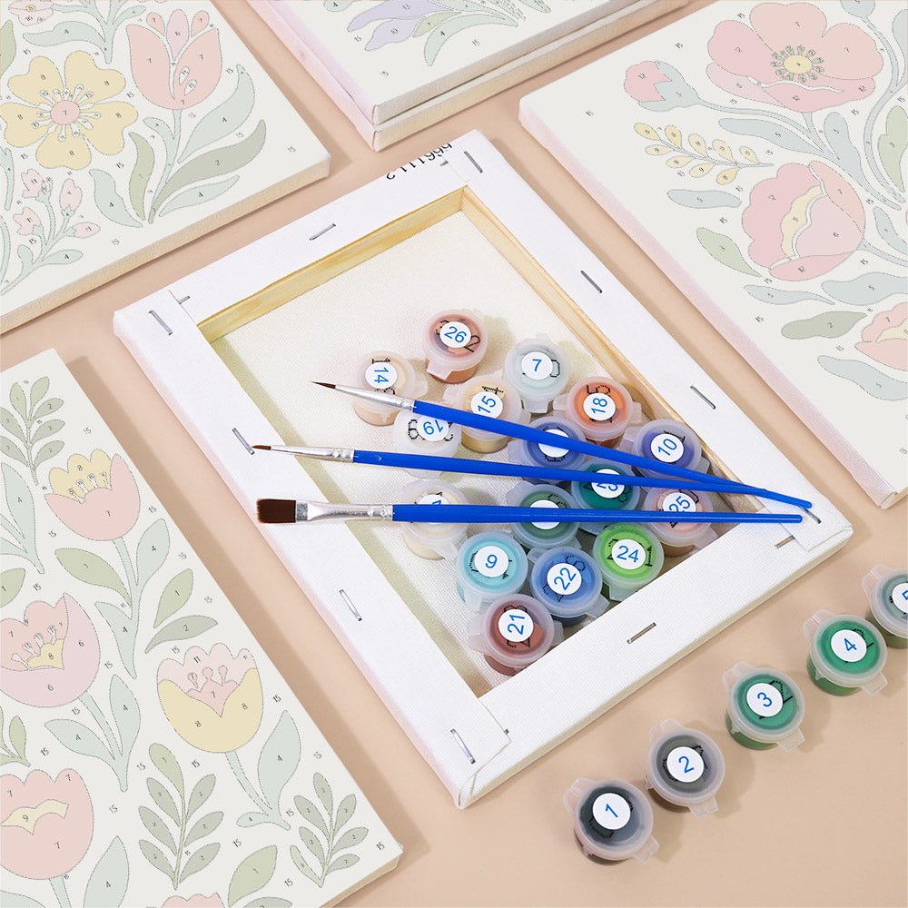 Wildflower Meadow mini painting set
