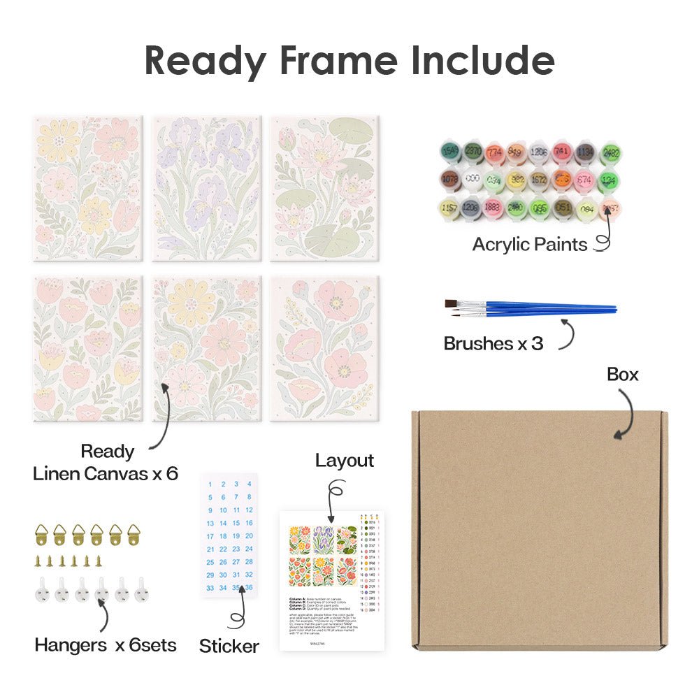 What's included with the framed canvas version