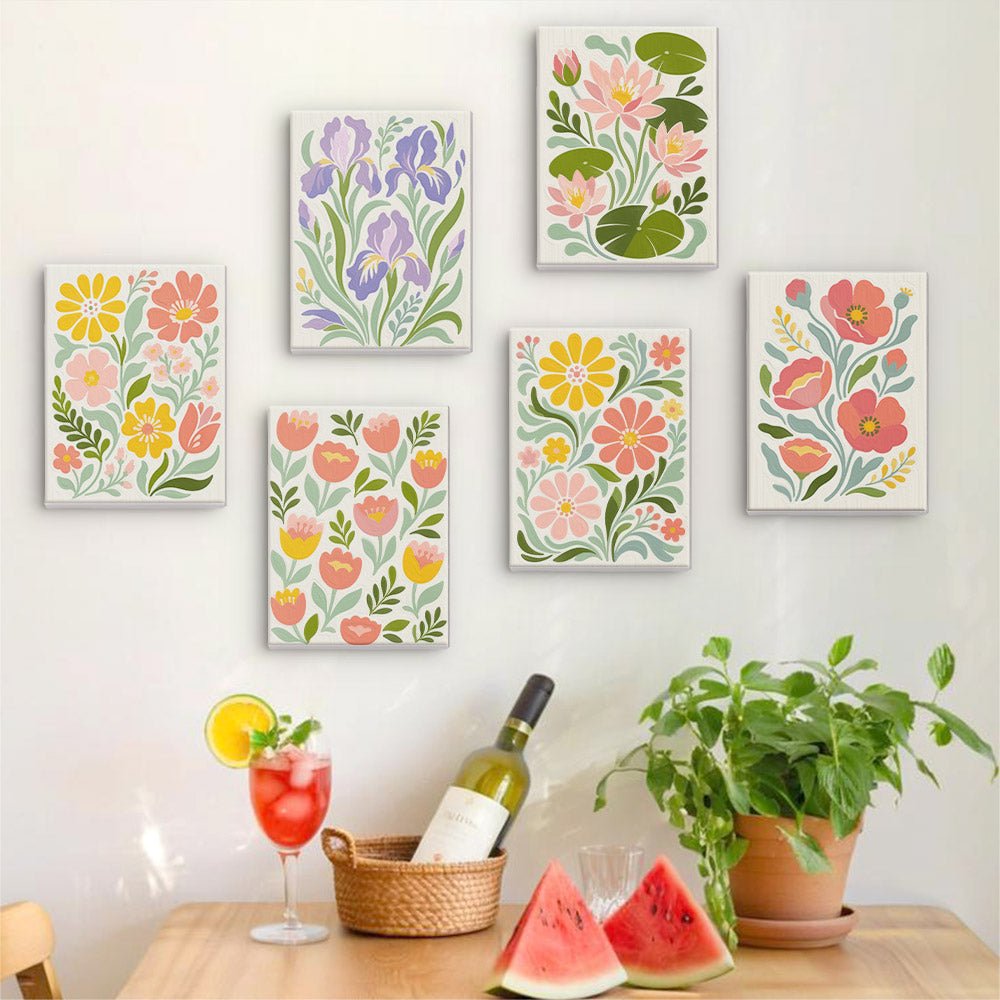 Wildflower Meadow mini painting set
