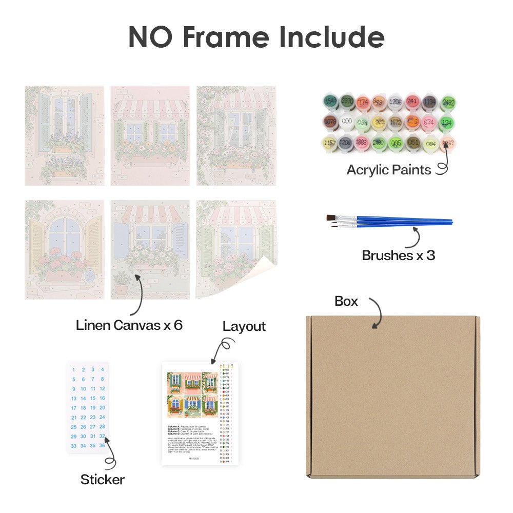 What's included with the no-frame version