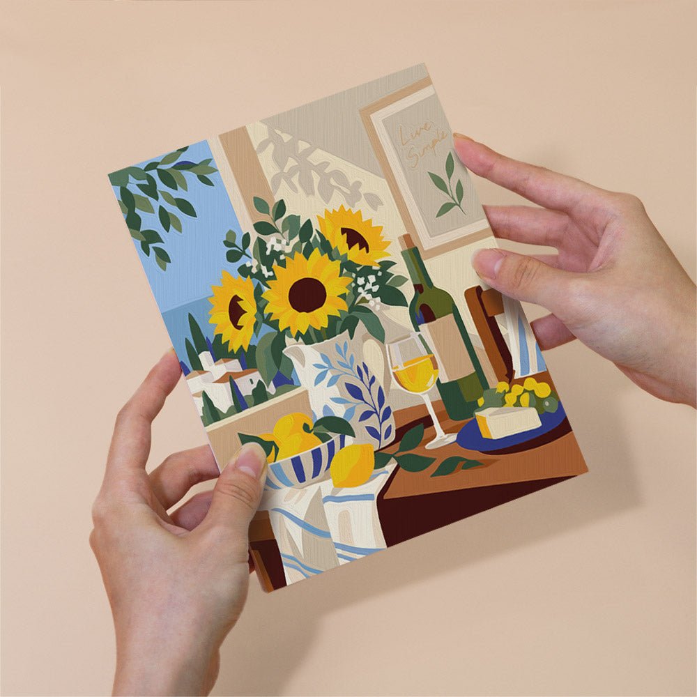 Wine and Lemons mini painting set