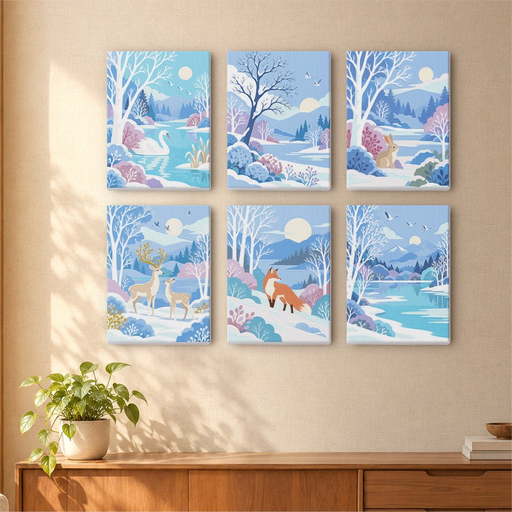 Winter Wonderland mini painting set