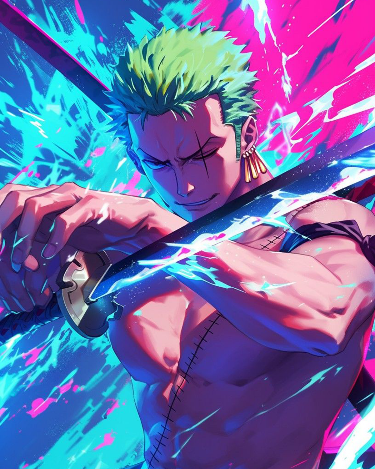 Zoro Swordmaster Spirit - Anime - Judy Paint