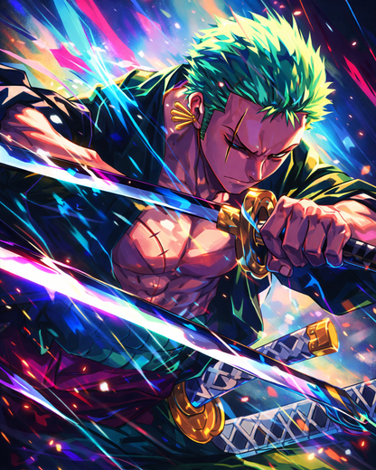 Zoro Swordplay Mastery - Anime - Judy Paint